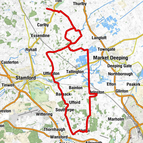 Witham on the Hill - Manthorpe - St Michael and All Angels Uffington - St Faith, Wilsthorpe