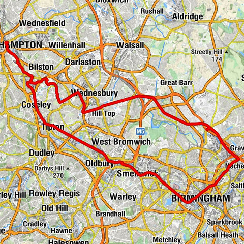 Wolverhampton - Bilston - Tipton