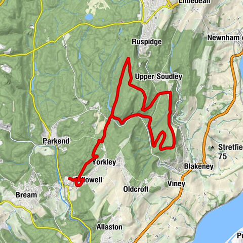 Whitecroft - Pillowell - Yorkley Bottom - Yorkley
