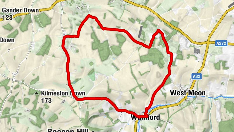 Warnford - Lippen - St Andrews - Kilmeston