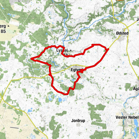 Vejle Kommune - Spjarup - Tågelund - Korbenhøj