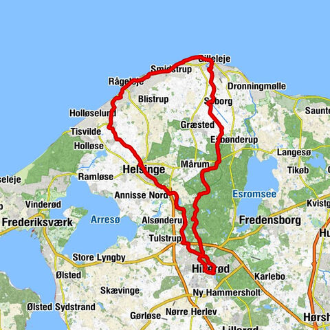 Hillerød - Hillerødsholm - Helsinge