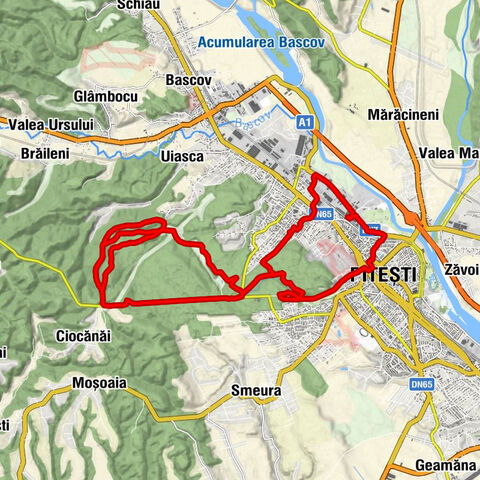 Pitești Nord - Biserica Sfântul Dumitru - Mănăstirea Trivale - Biserica Romano-Catolică „Sfinții Apostoli Petru și Paul”