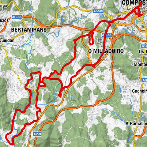 Santiago de Compostela - Igrexa de San Martiño de Laraño - Capela de San Martiño - Monte Novo