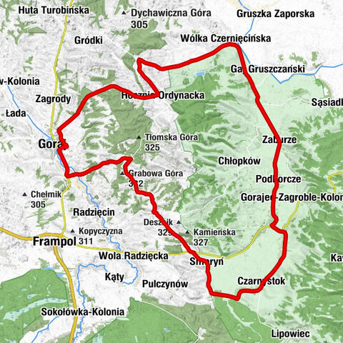 Hucisko - Kościół pw. Najświętszego Serca Pana Jezusa w Gilowie - Świniarki - Koniec