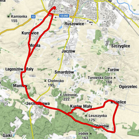 Głogów - Modła - Łagoszów Mały - Kościół filialny pw. Wszystkich Świętych