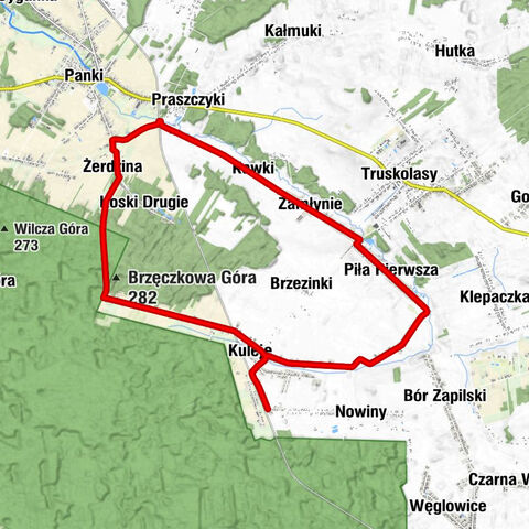 powiat kłobucki - Kuleje - Koski Pierwsze - Żerdzina