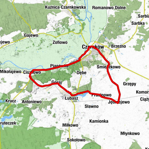Prusinowo - Kościół pw. Narodzenia NMP - Dworek - Czarnków