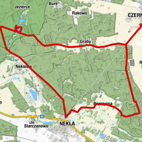 Czerniejewo - Osiedle Zacisze - Graby - Nekla