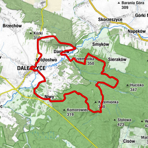 Folkówka u Strażaka - Świnia Góra - Krzemionka - Daleszyce