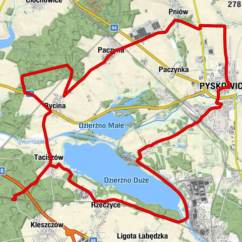 Taciszów - Kościół świętego Marcina - Pyskowice - Kościół św. Stanisława Biskupa