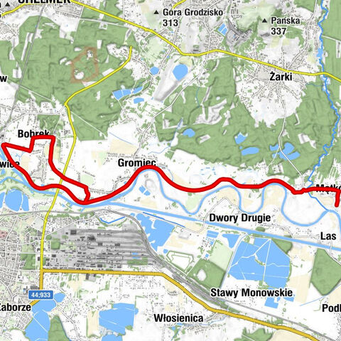 Mętków - Przedłęzie - Bębenki - Oświęcim