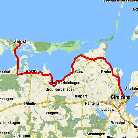 Zingst - Uetzberg - St.-Nikolai-Kirche - Stralsund