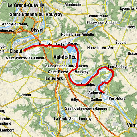 Courcelles-sur-Seine - Église Saint-Pierre - Église Saint-Denis - Le Quai à Tuiles