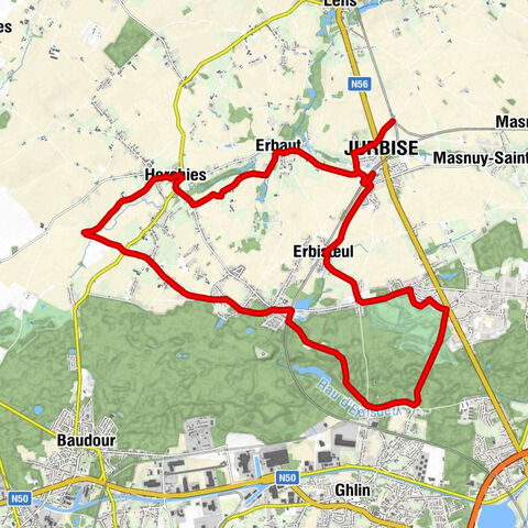 Jurbise - Église Notre-Dame - Chapelle Notre-Dame du Mouligneau - Église Saint-Martin