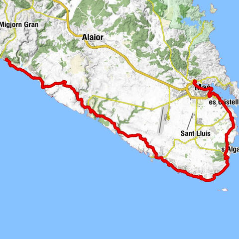 Sant Tomàs - Ermita de Sant Esteve - Església Mare de Deu del Roser - Maó