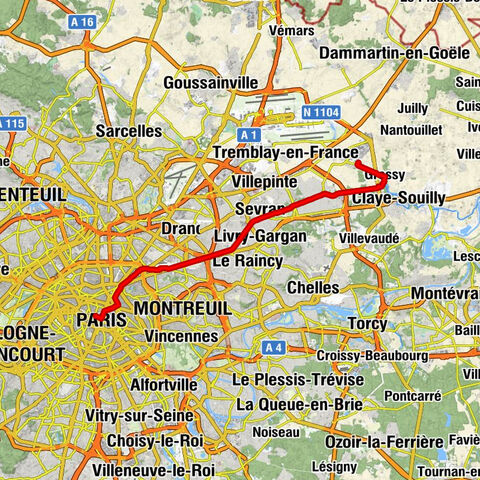 Levallois-Perret - Église Saint-Leu - Saint-Gilles - Chapelle Sainte-Thérèse - Mitry Claye