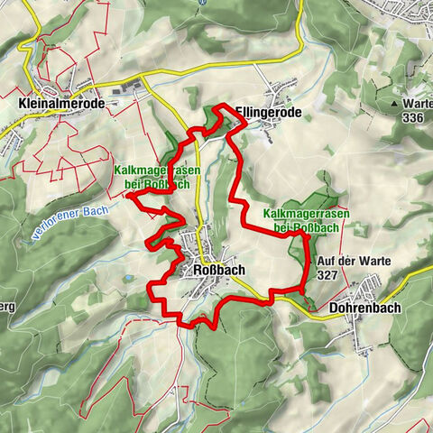 Premium route P9 Wacholderpfad Roßbach