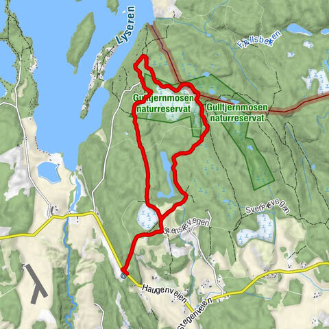 Indre Østfold - Tretterstykket - Skimtefjellhytta