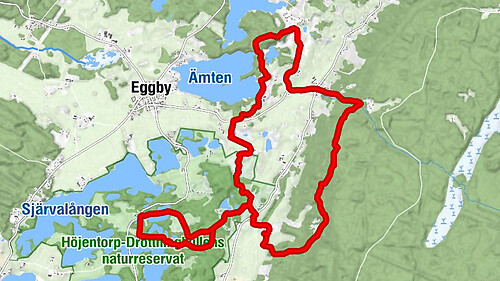 Öglunda - Jättadalen - Torp - Såntorp