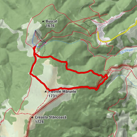 Băișoara - Pietrele Mărunte - Colțul Rotund