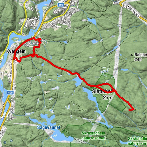 Kvarstein - Slettehei - Kristiansand