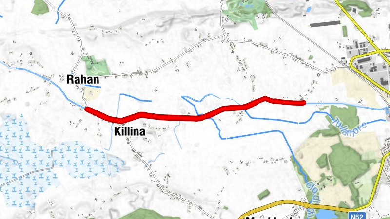 Ballycowan - Ballycowan Bridge - Huband's Aquaduct - Killina