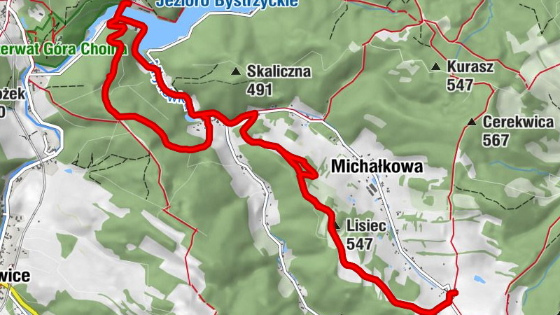Maria Antonina - Taras widokowy nad Jeziorem Bystrzyckim - Lisiec - Boreczna