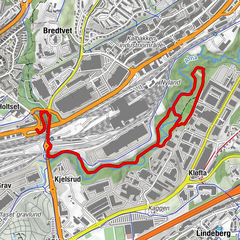 Alna - Kjelsrud - Leirdal