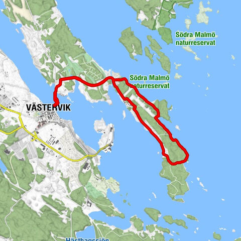 Västervik - Grantorpet - Kanalområdet - Fiskartorpet