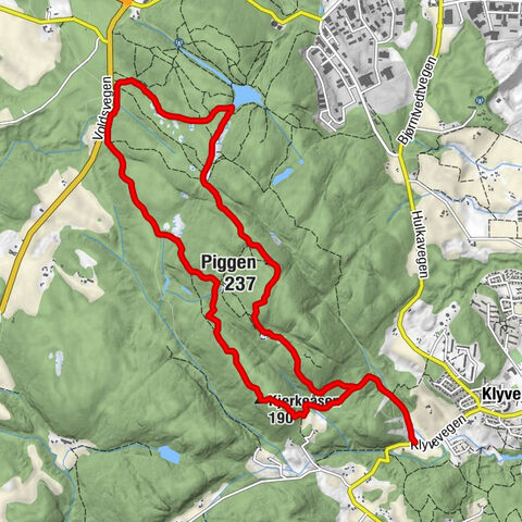 Porsgrunn - Piggen - Kjerkeåsen