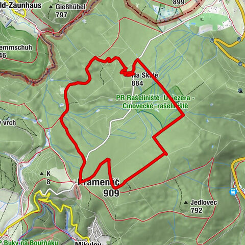 Wittichbaude - Meiersberg - Bornhauberg / Böhmen