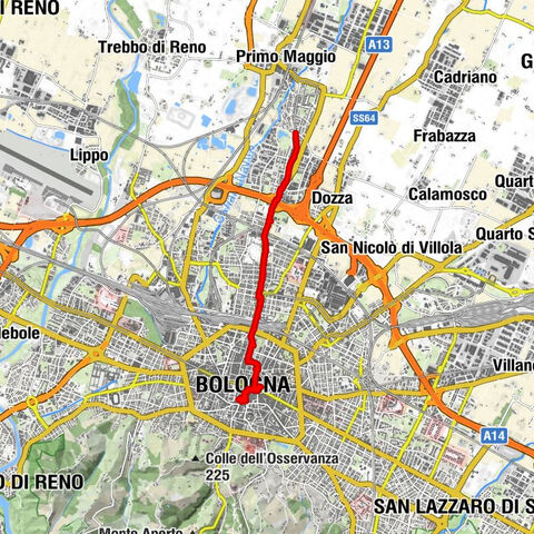 Bologna: von Corticelli in die Altstadt #LL2ROM_E061