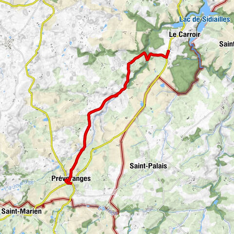 Liaison Sidiailles (croix cordeau)- Préveranges