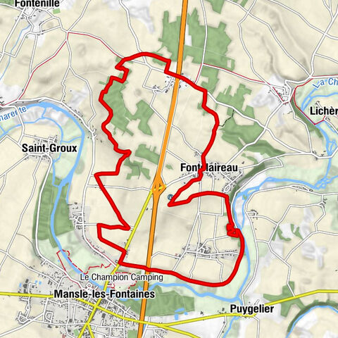 Rando Fontclaireau 2025 14 kms