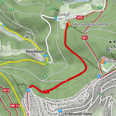 Komfort-Wanderweg 1 - Wanderung im Köhlerwald