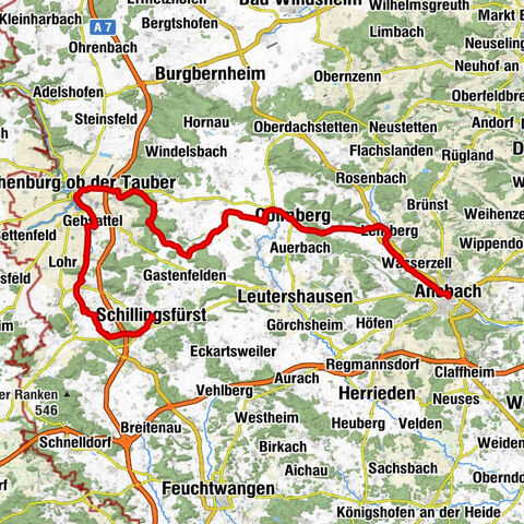Fränkischer WasserRadweg: Fränkischer WasserRadweg - Etappe 6