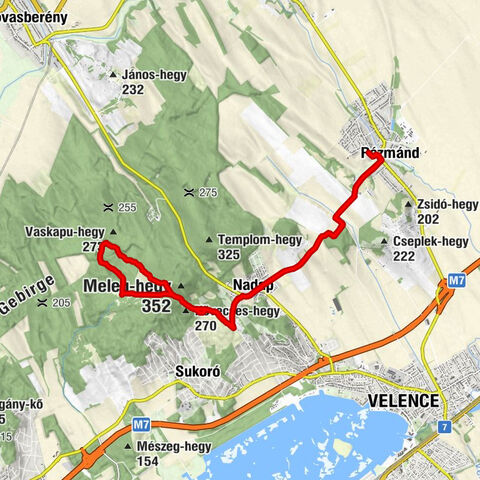 Pázmánd-Nadap túrázás az erőben