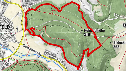 Elsenfeld: To Hofstetten via Hochberg and the Rücker vineyards back to the car park