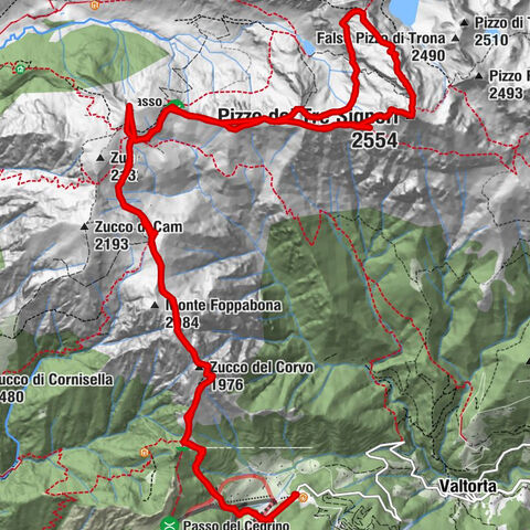 Pizzo tre Signori da Valtorta