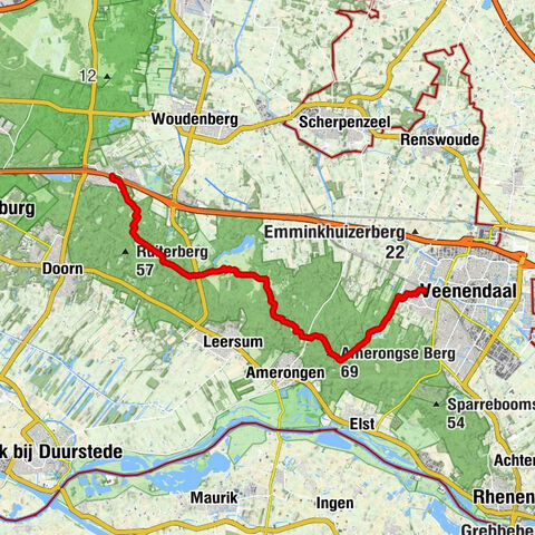 Maarn > Utrechtse Heuvelrug > Veenendaal-West