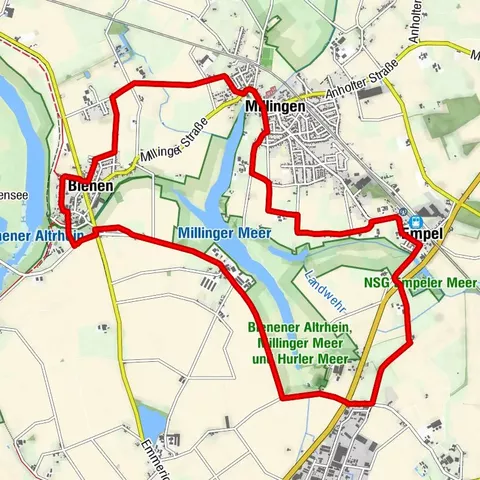 Wanderung um Bienen, Millingen und Empel