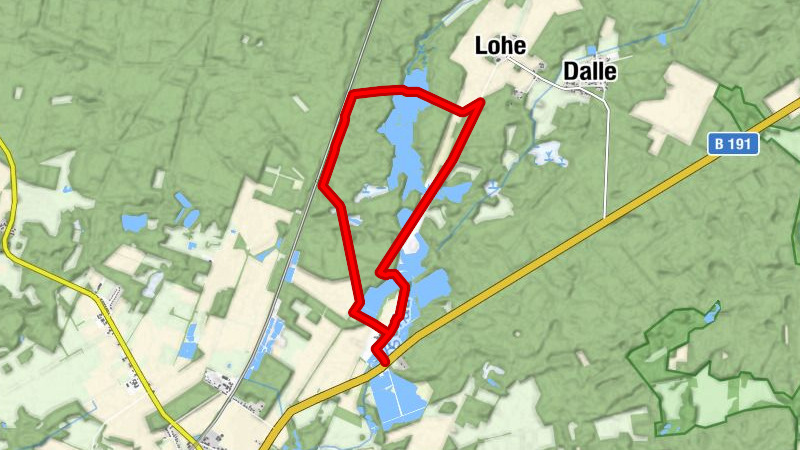 Eschede, Naturpark Südheide: Beim Hecht im Karpfenteich (Rundwege 3,6km, 9,6km)