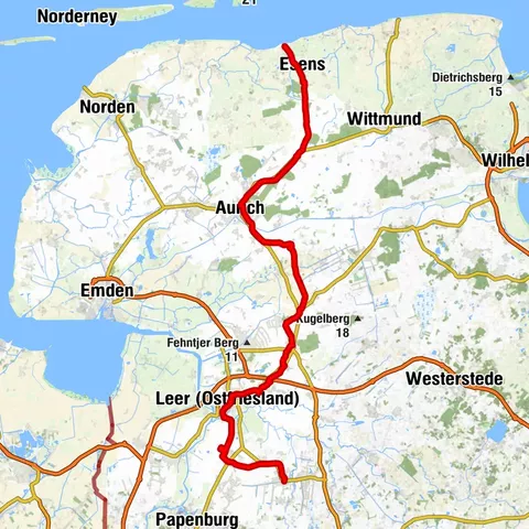 Ostfriesland Wanderweg