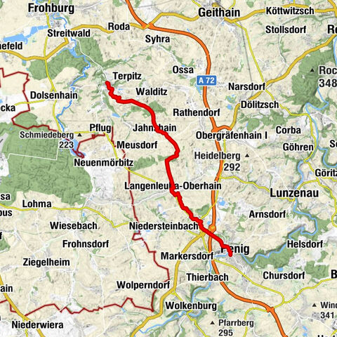 Via Porphyria - Etappe 5 (Kohren-Sahlis - Penig)