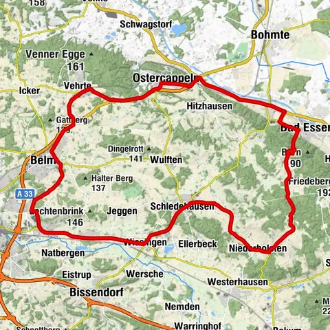 Rennradtour - Runde im Natur- und Geopark TERRA.vita