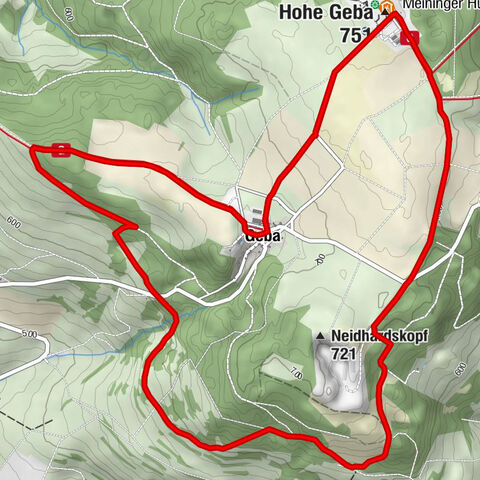 Dr. Malade - Rhön - Circular route - Hohe Geba
