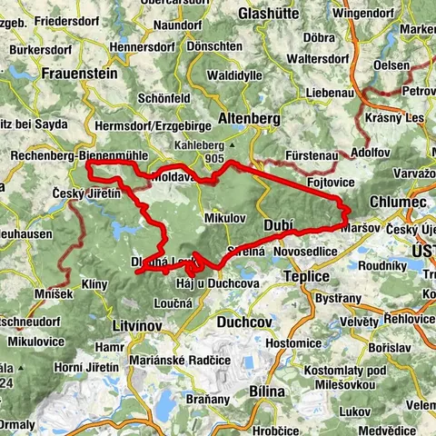 Rechenberg Holzhau Battleck Louchna Stropnik Krupka Mückentürmchen Rechenberg
