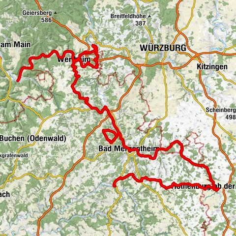 Wein-Radreise Taubertal