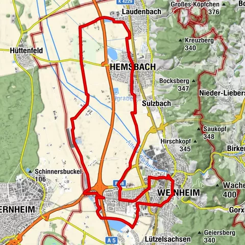 Rundtour Weinheim